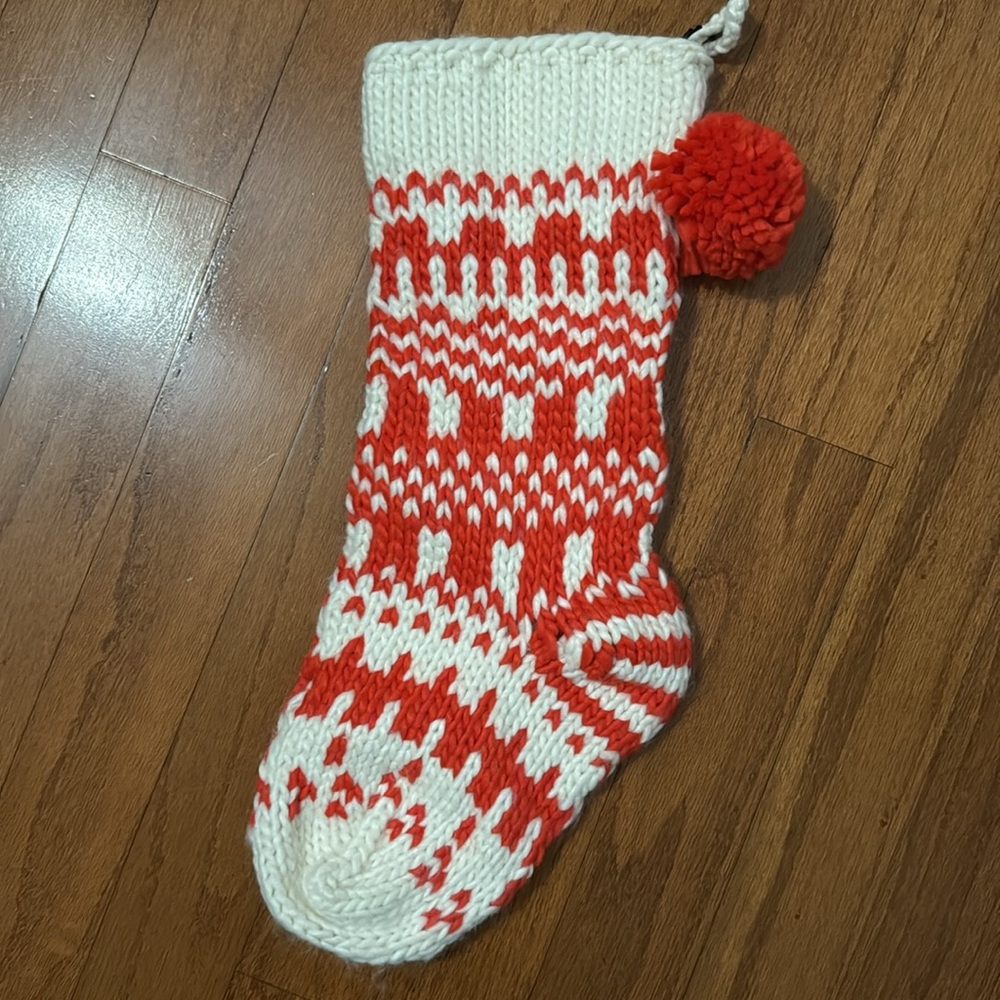 Hearth & Hand by Magnolia Jacquard‎ Knit Stockings NWT - Picture 6 of 6